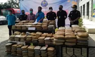 Pelaku Penyelundupan 301 Kilogram Ganja Diringkus BNN Banten