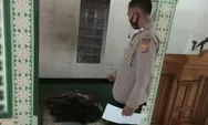 Orang Tidak Dikenal Bakar Sajadah Di Masjid Al-Falah Kecamatan Petir Kabupaten Serang
