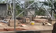 Nyaris Rampung, Pembangunan Menara Tower BTS di Kota Serang Diduga Tak Kantongi IMB