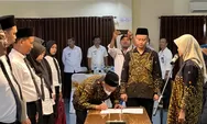 Dua Puluh Anggota PPK Kota Tegal Dilantik