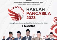 Pimpinan dan Anggota DPRD Berserta Sekretariat DPRD Lombok Timur Mengucapkan Selamat Harlah Pancasila  2023