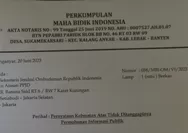 Tak Respon Surat PMBI, ORI Perwakilan Provinsi Banten Berpotensi Digugat ke KI