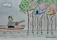 [Kartun] Banjir dan Keserakahan Manusia