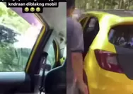 Ingin Cepat Diantar Malah Dipaksa Mampir, Penumpamng Taksi Online Brio Kuning Mbengok
