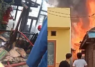 Api Mengamuk di Pemukiman Padat Penduduk di Sampit