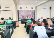 Bawaslu dan KPU Yogyakarta gelar sosialisasi Pemilu 2024 Damai bersama komunitas Ojol