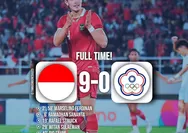 Timnas Indonesia U-23 Menggila! Pimpin Klasemen Grup K dengan Kemenangan 9-0 Atas China Taipei