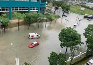 Singapura Dilanda Banjir Bandang