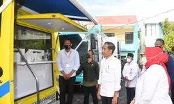 Presiden Jokowi Tinjau Layanan BTN Dalam Penyaluran BSU