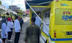 Presiden Jokowi Tinjau Layanan BTN Dalam Penyaluran BSU