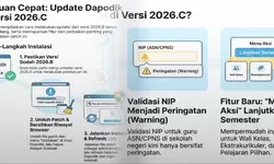 Cara Update Dapodik 2026.C: Fitur Menu Aksi & Solusi Gagal Simpan Pembelajaran