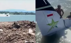 Mesin Bermasalah, Pesawat Smart Air Mendarat Darurat di Pantai Nabire, 13 Orang Selamat
