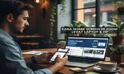Trik Rahasia Share Screen Zoom di HP dan Laptop! Suara Jelas, Privasi Aman