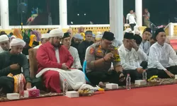 Polres Langkat Gelar Zikir dan Doa Munajat Akhir Tahun Pasca Bencana, Berlangsung Aman dan Kondusif.