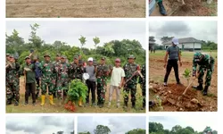 PENANAMAN 1000 POHON KODIM 0411/KOTA METRO BERSATU DENGAN ALAM UNTUK INDONESIA HIJAU.
