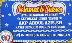 FWJ Indonesia Korwil Kuningan Ucapkan Selamat atas Kenaikan Pangkat AKP Abdul Azis, S.H.