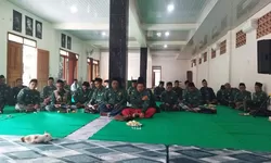 Rois Suriyah PC-NU Kabupaten Purwakarta KH Endang Abdul Somad Pengurus NU Jangan Tukcing, di Musker WMC-NU kecamatan Campaka   
