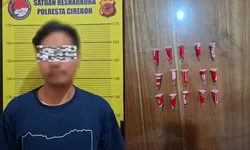 Polresta Cirebon Amankan Pengedar Sabu di Plumbon