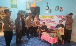 Peduli Sesama, Polsek Sei Tualang Raso Gelar 'Minggu Kasih'