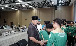 Hadiri Pelantikan Akbar IPMBB, Bupati Baharuddin Tegaskan Peran Strategis Pemuda Batu Bara