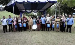 Syukuran Tahun Baru 2026 Serta Pelepasan purna bakti pegawai Perumda Air Minum Tirta Uli.