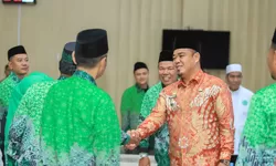 Wabup Syafrizal Hadiri Pelantikan Pengurus Daerah PGM Batu Bara Periode 2025–2030