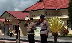 Sambutan Hangat Iringi Kedatangan Kapolres Humbahas AKBP Adi Nugroho