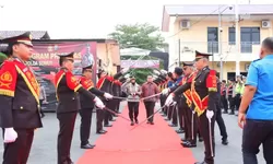 Pisah Sambut Kapolres Tebing Tinggi, AKBP Rina Frillya Resmi Gantikan AKBP Simon Sinulingga   
