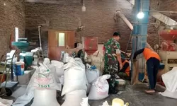 Babinsa Sambi Bangun Sinergi dengan Penggilingan Padi, Dukung Ketahanan Pangan