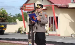 Kapolres Humbahas Pimpin Apel Pagi Perdana, Tekankan Profesionalisme dan Sinergitas