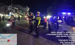 Jajaran Polres Tanjung Balai Amankan Arus Lalu Lintas Jaga Kelancaran Pagi Hari