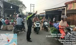 Sat Lantas Polres Tanjung Balai Laksanakan Patroli dan Edukasi Pengendara Jaga Keamanan Jalan Raya