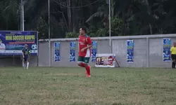 Cetak Satu Gol, Wabup Sergai Bawa Tim Sekdakab Lolos ke 8 Besar Turnamen Mini Soccer KORPRI