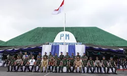 Wako P.siantar Bersama  Dandenpom I/1 Pematangsiantar menyambut kunker Danpuspomad.