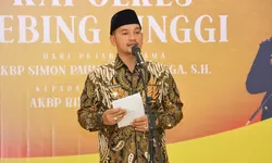 Walikota Tebingtinggi H Iman Irdian Saragih Sampaikan Apresiasi dan Optimisme Pada Acara Pisah Sambut Kapolres Tebingtinggi.