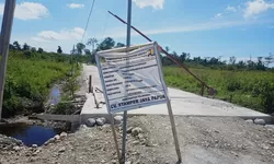 Proyek Pembangunan Jalan Beton di Mimika Diduga Tidak Tepat Sasaran