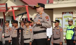 Empat Pejabat Utama Polres Humbahas Resmi Berganti, Kapolres Humbahas Pimpin Sertijab.