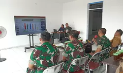 Percepat Kemandirian Ekonomi Desa, Dandim 0724/Boyolali Ikuti Vicon Pembangunan KDMP