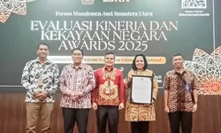 Pemko Tebingtinggi Raih Penghargaan Penyerahan Piutang Terbaik Dari DJKN Kemenkeu RI.