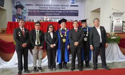 Wabup Toba Hadiri Sidang Orasi Ilmiah Guru Besar IT Del