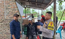 Bhabinkamtibmas Teluk Nibung Ajak Warga Manfaatkan Lahan Pekarangan