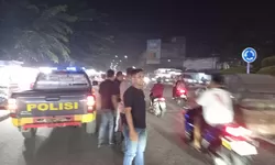 Jaga Keamanan Malam Minggu, Polres Tanjung Balai Gelar Patroli Skala Besar