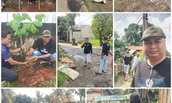Sinergitas Prabu peduli lingkungan cikarang , karang taruna dan warga perumahan grand mutiara gading telajung