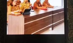 Bupati Humbang Hasundutan Ikuti Rapat Pembahasan Penyaluran Bantuan Rumah dan Bantuan Sosial Pascabencana