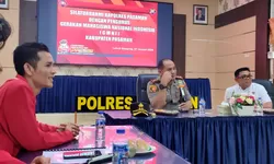 Audiensi Bersama Kapolres, GMNI Pasaman Siap Menjadi Mitra Kritis Polisi dan Dukung KTD Lintas Provinsi