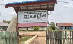 Proyek Peningkatan Halaman SDN 1 Pulau Kupang Mangkrak Kontraktor Pelaksana Harus Dibeklis