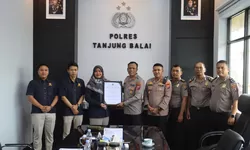 Polres Tanjung Balai Raih Penghargaan dari KPKNL Asahan