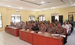 Supervisi Biro SDM Polda Sumut di Polres Toba