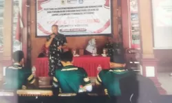 Puluhan Guru Sekolah Dasar Di Jatisrono Dilatih PBB Oleh TNI
