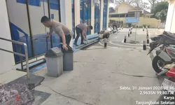 Sat Lantas Polres Tanjung Balai Percantik Area Pelayanan SIM Berikan Pelayanan Prima